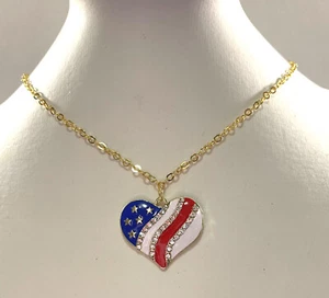 American Flag Necklace ~Veteran Made~ - Picture 1 of 6