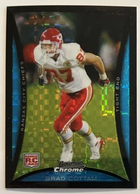 Brad Cottam 2008 Bowman Chrome Xfractor RC #’D /275 #BC9 Kansas City Chiefs ESE - Image 1 of 2