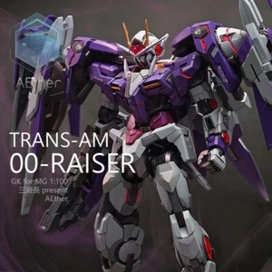 Gundam 00 Raiser Trans-Am AEther MG Resin Conversion Dress-up Kit 1/100 Decals - Picture 1 of 12