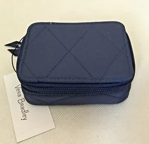 Vera Bradley ~ "Scroll Navy" ~ Travel Pill Organizer Case ~ NWT - Picture 1 of 5