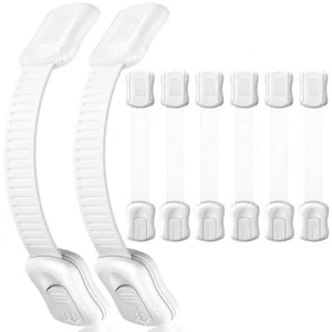 8-Pack Cabinet Locks Baby Proofing - Child Proof Drawer Locks Multi-Purpose f... - Picture 1 of 7