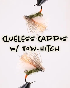 FLY FISHING FLIES -Clueless Caddis W/ Tow Hitch (#14) Custom Hand Tied (6 pcs.) - Picture 1 of 1