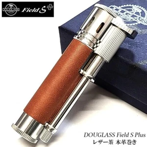 DOUGLASS Super Cool Design : Cigarette OIL Lighter :  Field S Plus : Brown - Picture 1 of 10