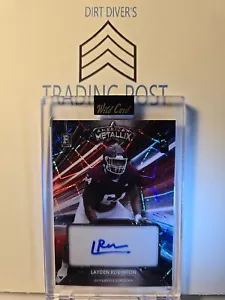 Wild Card American Layden Robinson 2023 # WML-LRA 4/5 Patriots (RC, AU, SSP) - Imagen 1 de 3