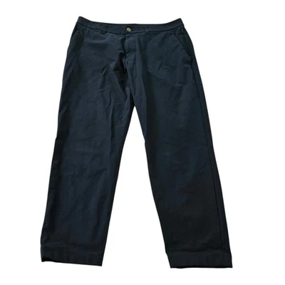 Lululemon ABC Slim-Fit Trouser Pants Mens 32 Blue Warpsterme Outdoor LM5AQXS - Image 1 of 4