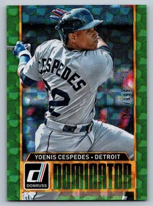 2015 Donruss Elite Dominator Yoenis Cespedes 3 /999 - Picture 1 of 2