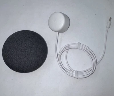Google Home Nest Mini - Model H2C - 2nd Generation - Charcoal -Smart Speaker #48 - Image 1 of 4