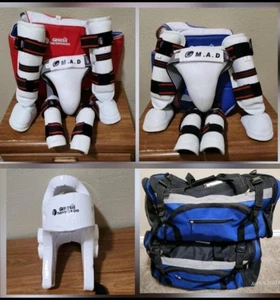 Genesis Youth Tae Kwon Do Sparring Gears with 2 Bags Included  - Picture 1 of 11