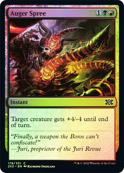 MTG FOIL Auger Spree  - Double Masters 2022 #178 - Image 1 of 1