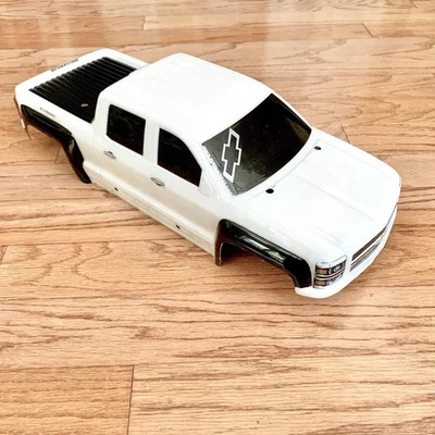 Traxxas E-Maxx Body - Nice! Proline, Chevy Silverado, Painted White, 3430-00 - Image 1 of 4