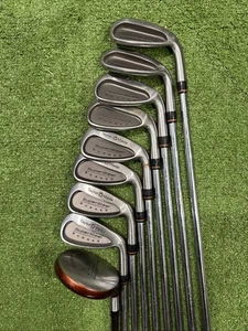TaylorMade SuperSteel Burner Iron set 3,4,6,7,8,9,S,P & 3 Hybrid S-90 Shafts - Picture 1 of 11