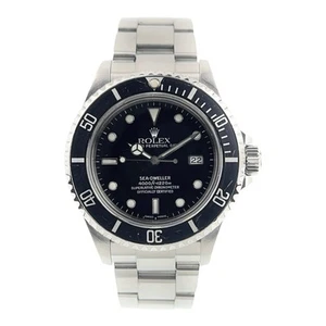 Rolex Sea-Dweller Stainless Steel Black Dial 40mm Automatic Men’s Watch 16600 - Picture 1 of 11