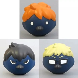 Juego de 3 bolas de vinilo blando de figura de voleibol Haikyu Hinagarasu Tsukigaras - Imagen 1 de 1