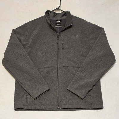 The North Face TNF Mens Apex Bionic 3 Jacket XL Dark Gray Softshell Windwall - Image 1 of 4