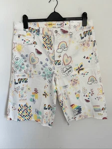 AMERICAN EAGLE Pride Stretch Low-Rise Baggy Bermuda Short Size 12 NWT - Picture 1 of 7