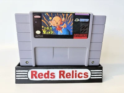 Super Bonk(超级任天堂 SNES)正品近乎完好状态和保修 — 第 1/4 张图片