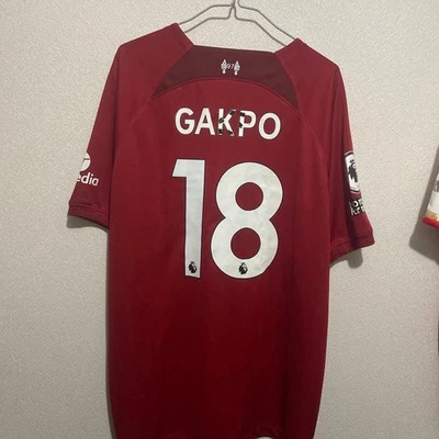 Liverpool GAKPO No.18 Nike Red LFC Football Shirt AUTHENTIC - Image 1 of 4