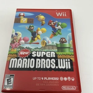 New Super Mario Bros. Wii (Nintendo Wii, 2009) Complete CIB - Picture 1 of 13