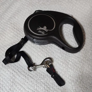 Flexi Retractable Dog Leash Black 5 Meter 16 Ft for Large Medium Size Dogs - Picture 1 of 6