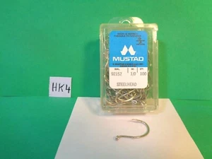 Ganchos Mustad Níquel Steelhead, #92157, Talla 1/0, 100 unidades, 1 Caja (Nuevos) - Imagen 1 de 7