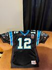 NWT Adult 48 KERRY COLLINS CAROLINA PANTHERS AUTHENTIC Pro WILSON JERSEY Black