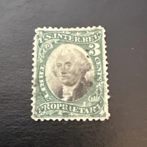 US # RB3b PROPRIETARY REVENUE 3 CENT 1871  Used Ng - Picture 1 of 2
