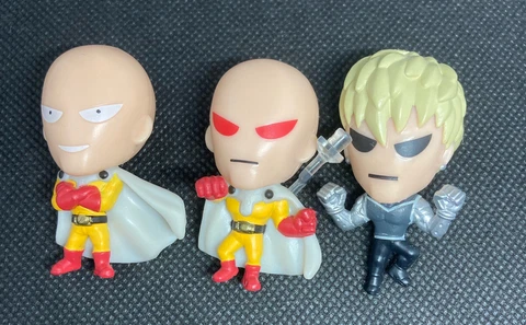 One Punch Man Toys Minis Lot Of 3 Figurines Action Figures Cover
