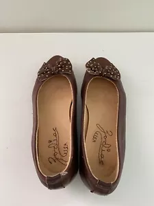 Planos planos marrones de 7,5 m vintage para mujer Zodiac EE. UU. - Imagen 1 de 5