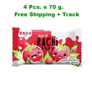 4x Rachi Soap Herbal Tomato Fresh Milk Collagen Healthy Skin Bright White Body  - Picture 1 of 12