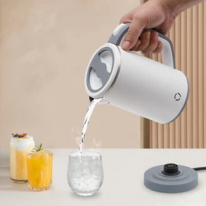 Hervidor de agua portátil de acero inoxidable 600W Mini hervidor de agua de viaje 0,8 L - Imagen 1 de 19
