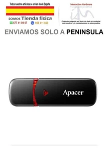Pendrive 32GB Apacer AH333 Mysterious Black USB 2.0 - Imagen 1 de 1