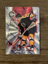 1997-98 Pinnacle Totally Certified Platinum Red Hockey Card #97 Jozef Stumpel