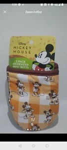 Mickey Mouse Fall 2 Pack Over Size Mini Mitts. - Picture 1 of 3