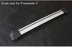 For Land Rover Freelander LR2 2006-2015 Silver Roof Rack Rail Cross Bar Carrier - Picture 1 of 11