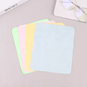 5Pcs Chamois Glasses Cleaner Microfiber Cleaning Cloth For Lens Phone Screen - Photo 1/12