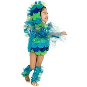 4pc Princess Paradise Blue Beta Fish Baby Halloween Costume Infant 12-18 Month - Picture 1 of 3