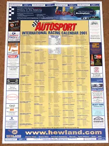 Autosport 2001 INTERNATIONALER RENNKALENDER - F1 F3000 Sport Tourenwagen F3 - Bild 1 von 1