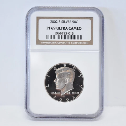2002-S Kennedy Silver Half Dollar NGC PF69 Ultra Cameo (slx4574) Cover