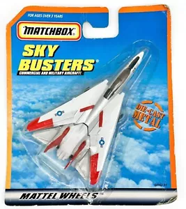 Matchbox Sky Busters Die-Cast Metal F-14 Tomcat - Imagen 1 de 4