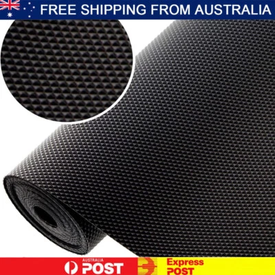Toolbox Liner Non Slip Tool Box Drawer Mat Washable Rubber 60*600cm Black AU - image 1 of 4