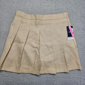 IZOD Skirt Youth Girls 10.5 Plus Pleated Khaki School Wear - Picture 1 of 16