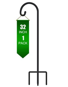 Adjustable 32 Inch Small Shepherd Hooks for Outdoor, Garden Hooks for Lantern... - Picture 1 of 6