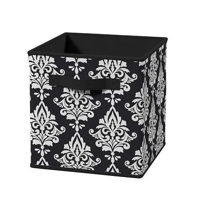 Cajón de tela 3255 Cubeicals negro damasco Foto 1 de 4