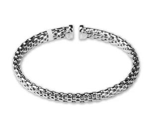 925 Sterlingsilber Einzigartig Damen Offen Tulpe Armband Schmuck Geburtstag Gift - Bild 1 von 7