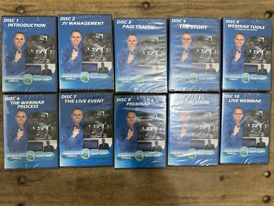 WEBNAR SALES FORMULA BOOTCAMP - MAKE MONEY WITH WEBNARS! - 10 DVD SET PACKAGE! - Image 1 of 4