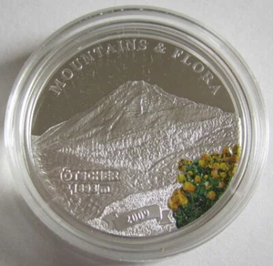 Palau 5 Dollars 2009 Mountains & Flora Ötscher Silber - Bild 1 von 2