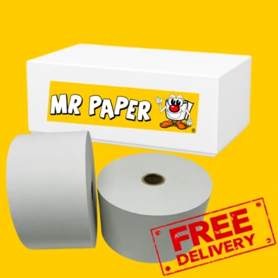 Geller Merlin MP2 Single Ply Till Rolls (Box of 40)