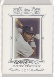 2007 Topps Sterling White Suede /50 Tony Gwynn #149 HOF