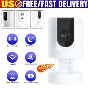 Wired 1080P WiFi Security Camera Smart Night Vision Baby Pet Monitor(No adapter) - Picture 1 of 11