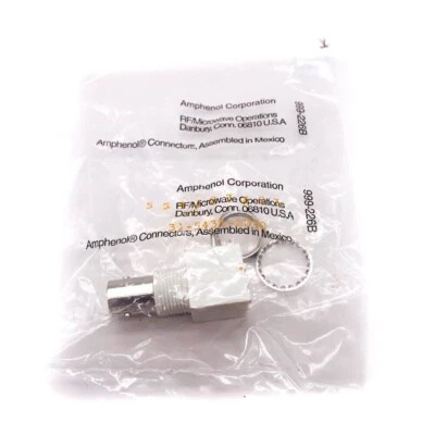 Amphenol RF 31-5431-2010 RF Coaxial BNC Connector Right Angle Jack 50 Ohms 1 GHz - Image 1 of 4